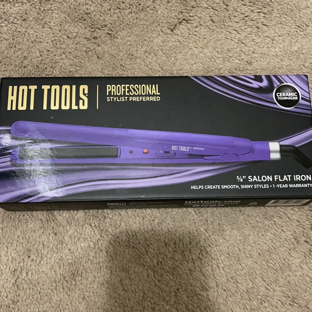 Hot Tools 3/8” salon flat iron